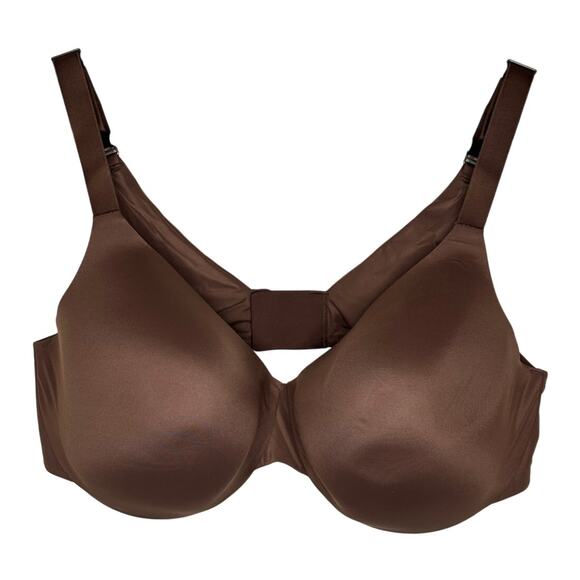 SKIMS NWT Smoothing Intimates Full Coverage Lightly Lined Bra Cocoa Brown 44DDDD - Picture 2 of 9